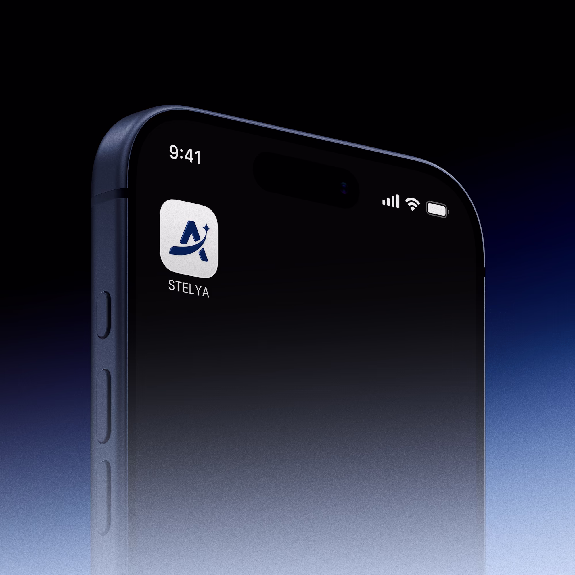 Stelya mobile app mockup