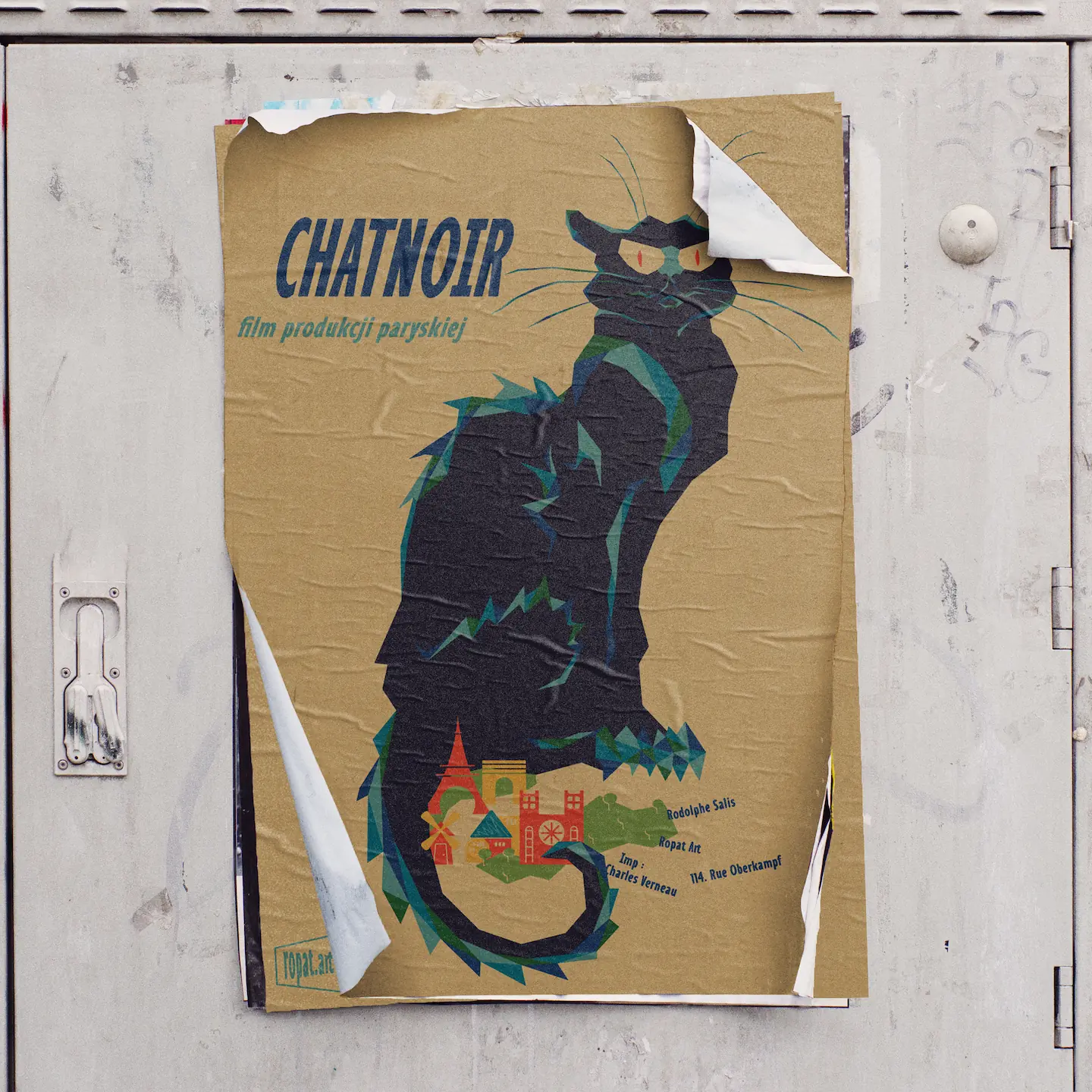 Affiche Chat Noir