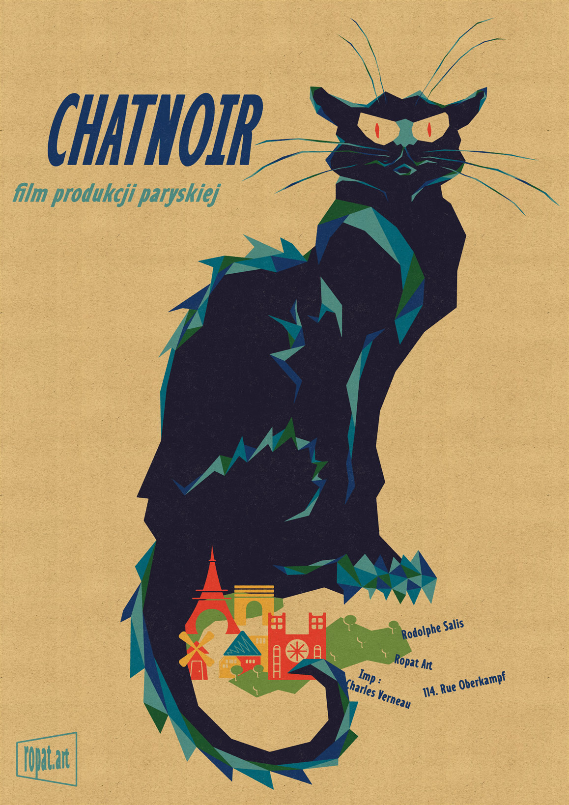 Affiche Chat Noir