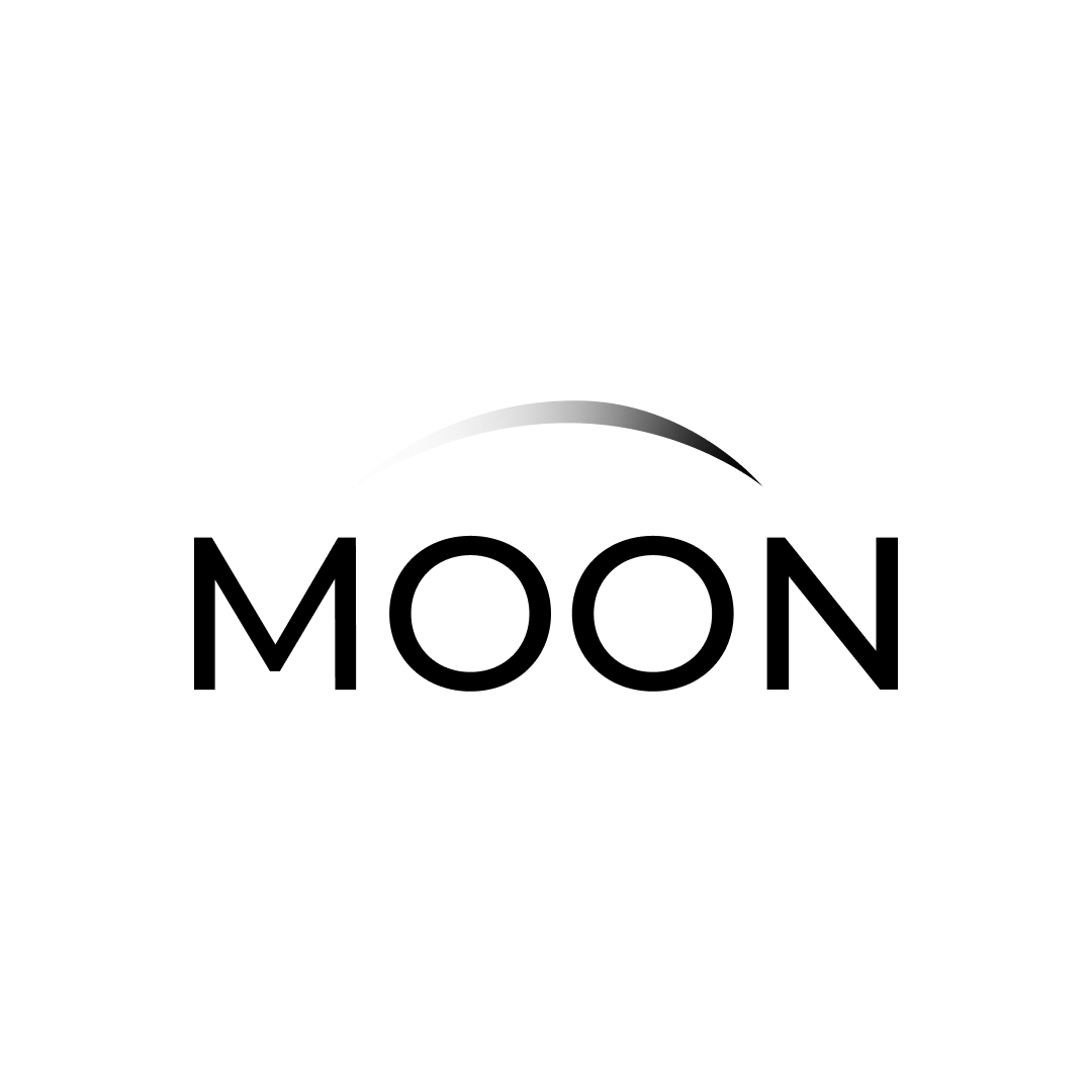 Moon VTC logo - black typographic version