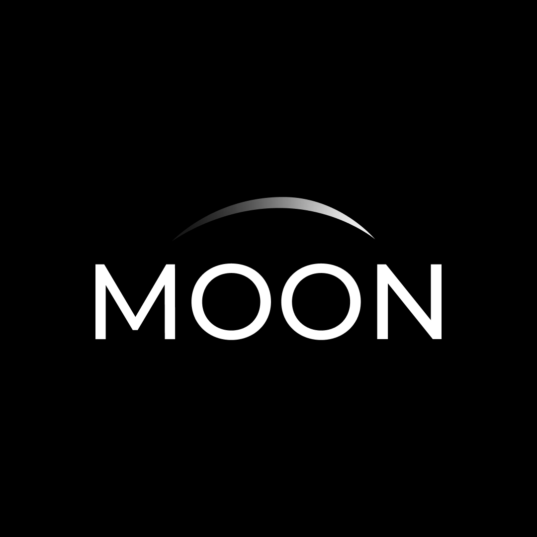 Moon VTC logo - white typographic version